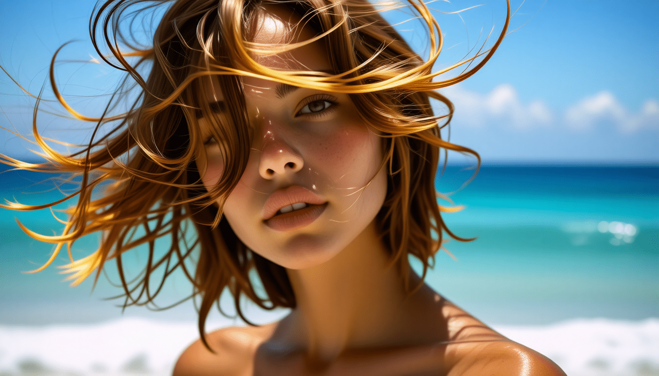 ανακαλύψτε πώς ο ήλιος και η θάλασσα επηρεάζουν τη φυσική υγεία και την εμφάνιση των μαλλιών σας, με συμβουλές για την προστασία και τη φροντίδα τους κατά τη διάρκεια του καλοκαιριού.